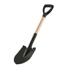 Wood handle shavel