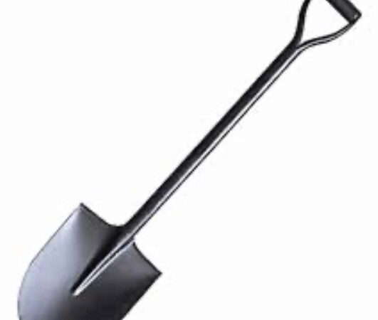 Metal handle shavel
